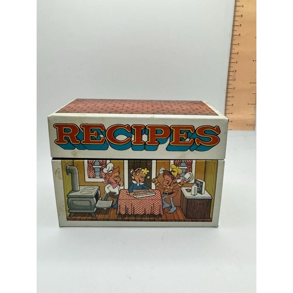 Kelloggs And‎ Quaker Recipe Box Vintage - Snap Crackle Pop